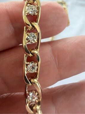 Gold-toned Chain Link Necklace
